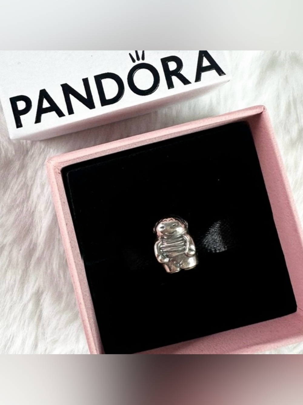 *PANDORA* Authentic Pandora Sterling Silver Little Boy Charm NIB